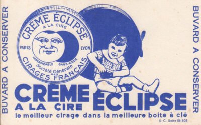 Papier buvard publicitaire ancien Eclipse