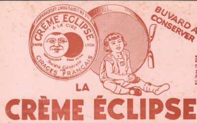 Papier buvard publicitaire ancien Eclipse