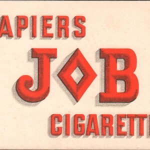 Papier buvard publicitaire ancien Papiers JOB cigarettes