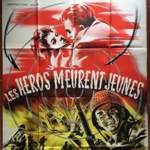 Les héros meurent jeunes (affiche du film 160x120cm)