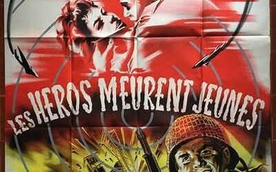 Les héros meurent jeunes (affiche du film 160x120cm)