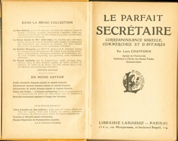 Le Parfait Secrétaire par Louis Chaffurin – Image 2