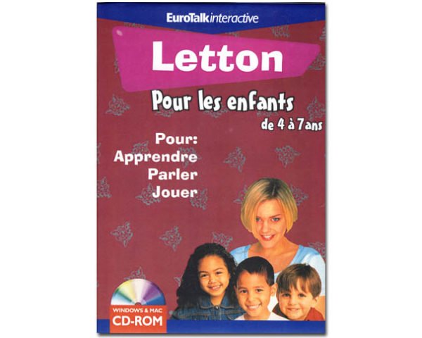 Le LETTON pour les enfants de 4 à 7 ans (EuroTalk)