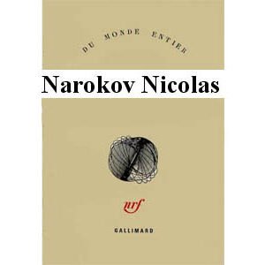 Narokov Nicolas : Grandeurs imaginaires